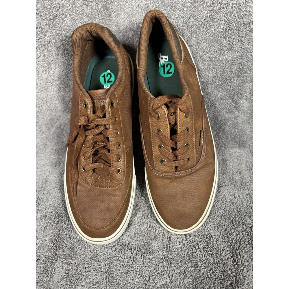 Bass Brown Textured Casual Low Top Sneakers Shoes Mens 12 71364109H1